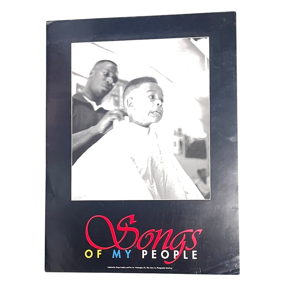 Songs of My People African Americans Poster David Lee Photography Barber Shop